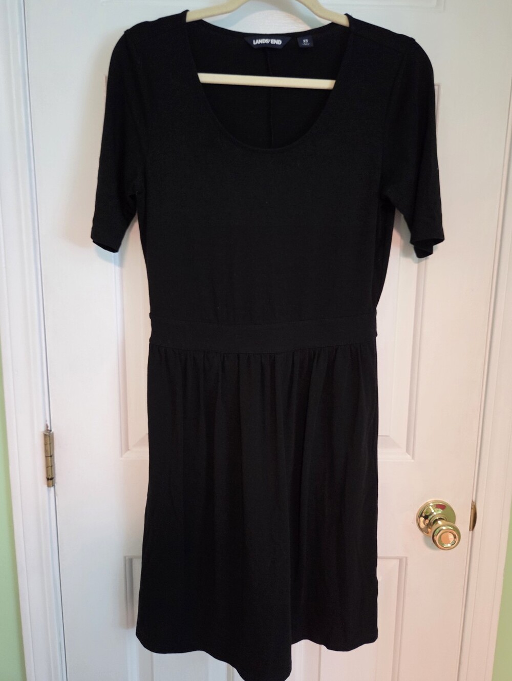 Lands' End Black Dress, Size XS (2-4)